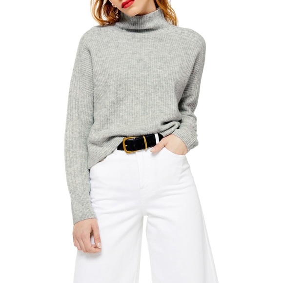 Topshop funnel neck sweater Clearance
